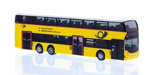 Rietze Kit di modellismo & Modellini statici: Alexander Dennis Enviro Postauto  - 1:87 – Nuovo e nell'imballaggio originale da Bellinzona venduto da Saurer4you