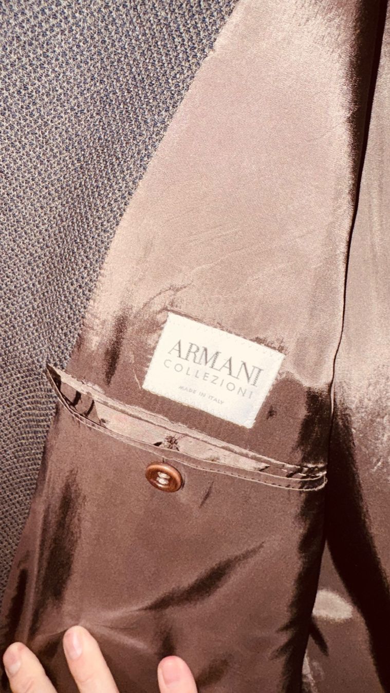 Armani Giacche: Armani Collezione Blazer Grösse 54 Grau – Usato da Zürich venduto da Castello12 2
