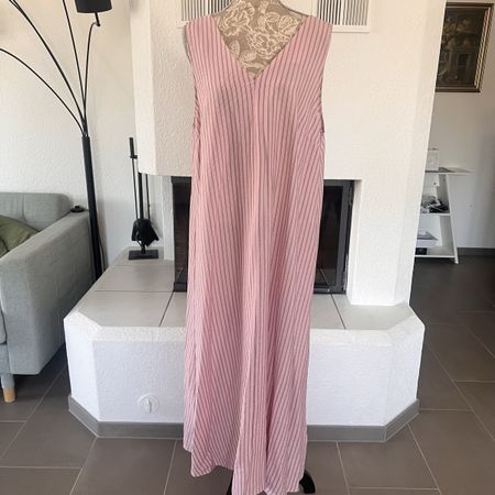 Kleid Rosa gestreift Gr. L