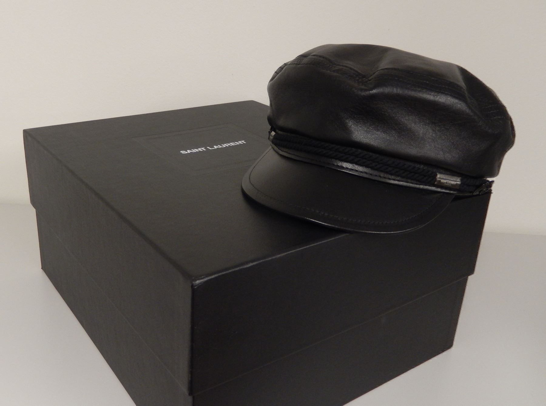 Saint Laurent Hüte, Mützen & Caps: Orig. SAINT LAURENT Ledermütze Gr. S – Neu (gemäss Beschreibung) aus Tuggen von vivira 7