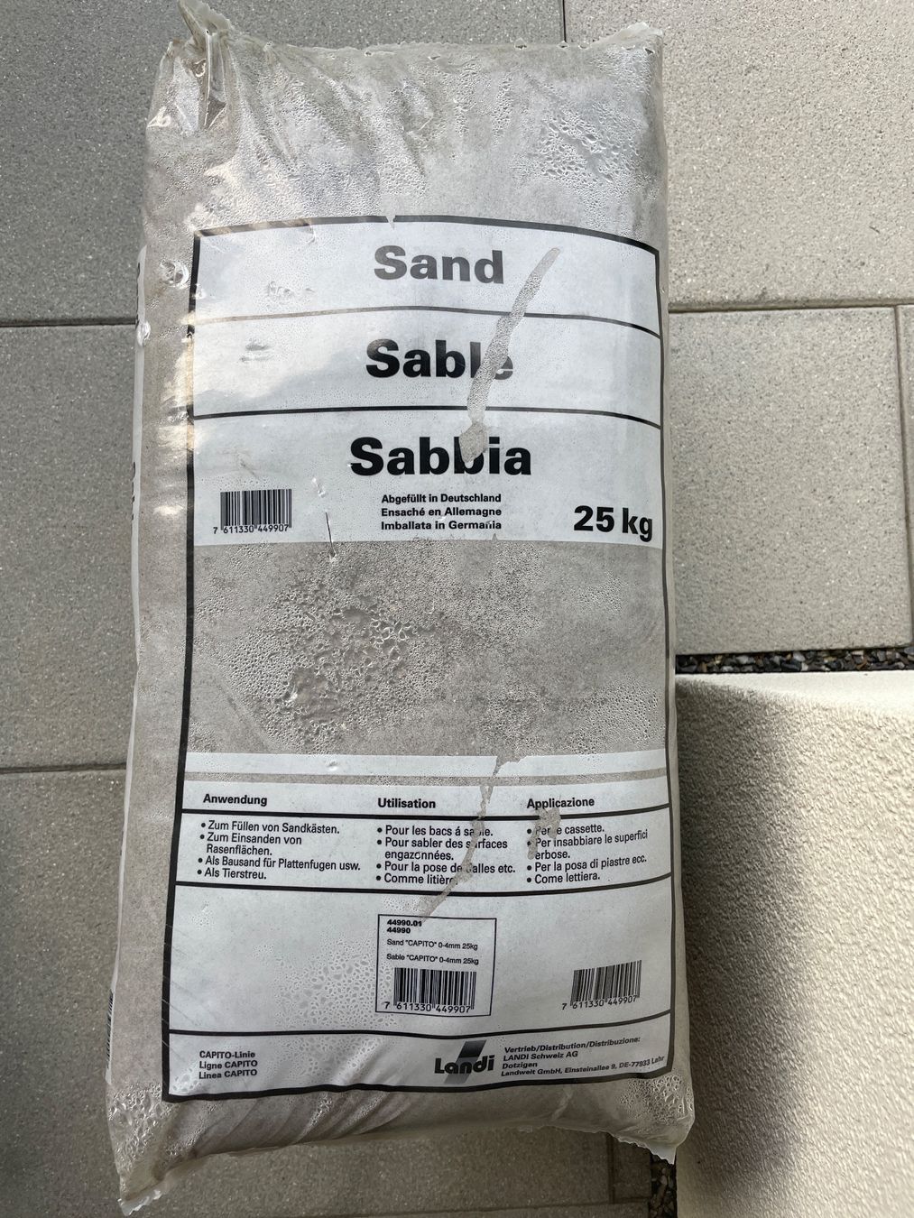 Sabbiera per bambini: Spielsand 25kg – Nuovo e nell'imballaggio originale da Romanshorn venduto da KUDA5