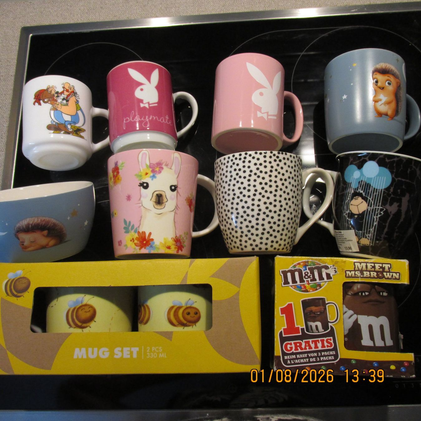Tasses: Tassen Set div. motive gem. bilder – D'occasion à Galgenen par Forflowers 1
