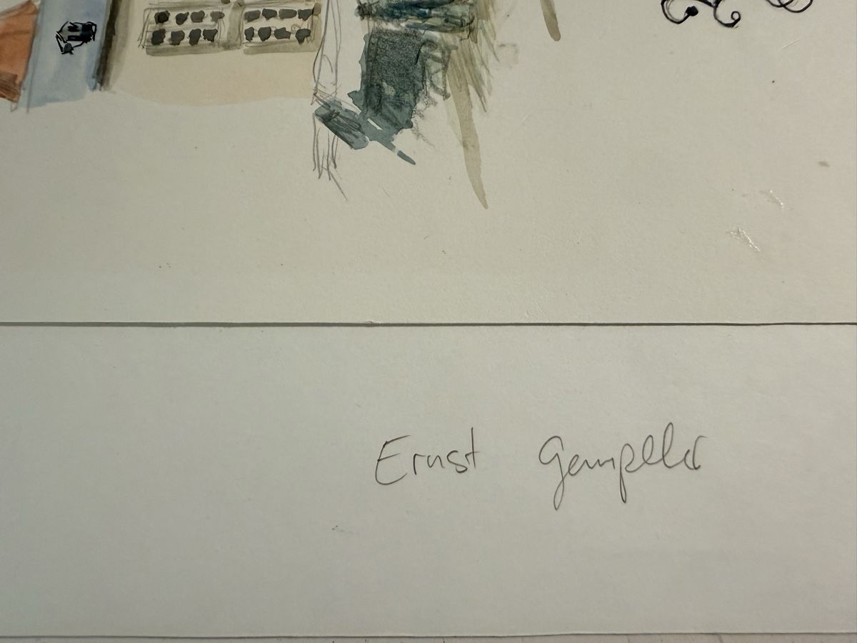 Dipinti: Ernst Gempeler - Aquarell – Usato da Solothurn venduto da NUVICO 2