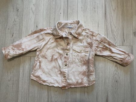 Veste en jeans Zara 12-18 mois 86cm Tie and Die détrempé bei