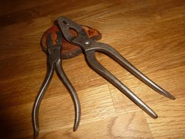 2 Schmale Front Greifzangen antik