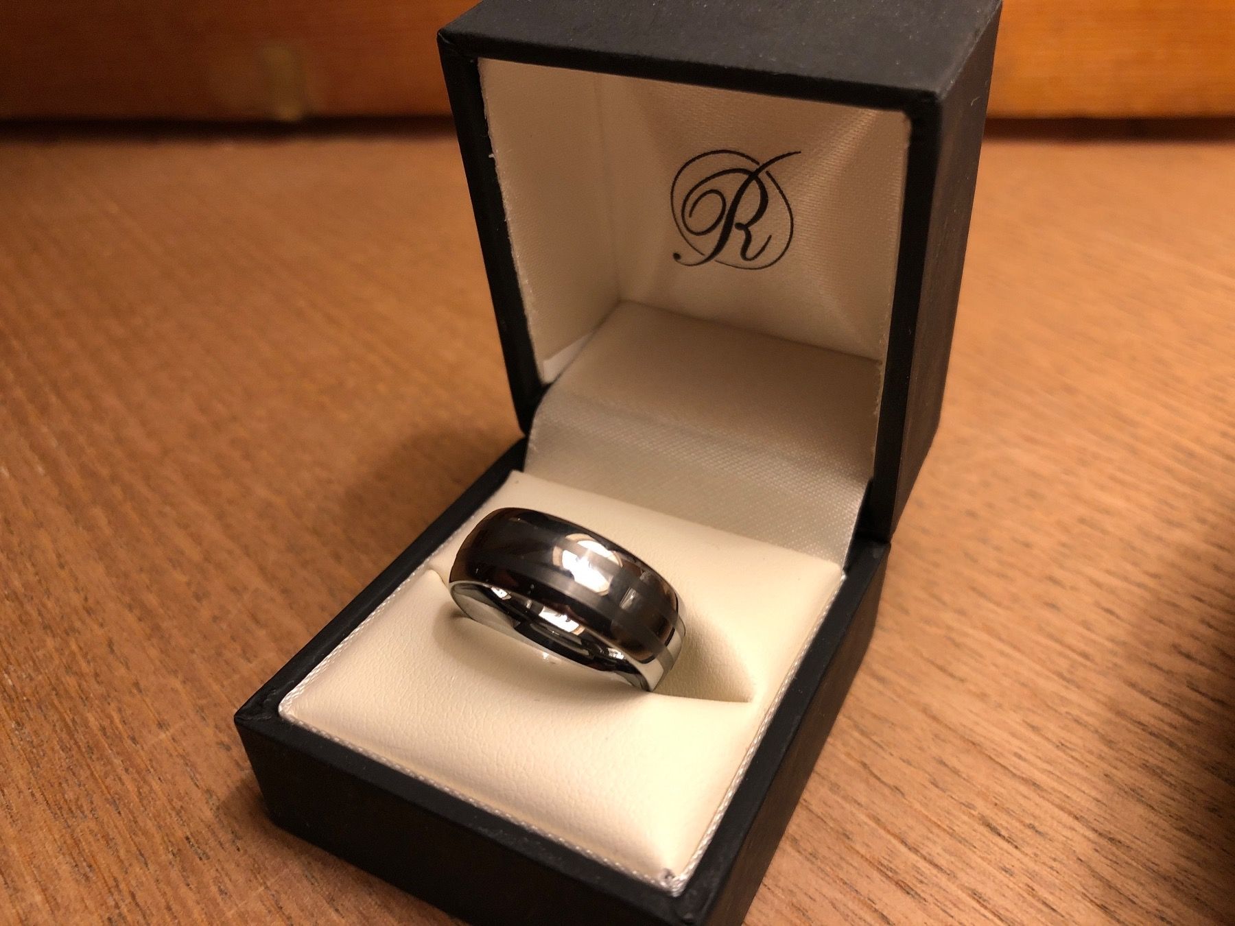 Anelli: Rhomberg Tungsten Wolfram Ring Gr. 56 – Nuovo e nell'imballaggio originale da Nassen venduto da run_7jjy