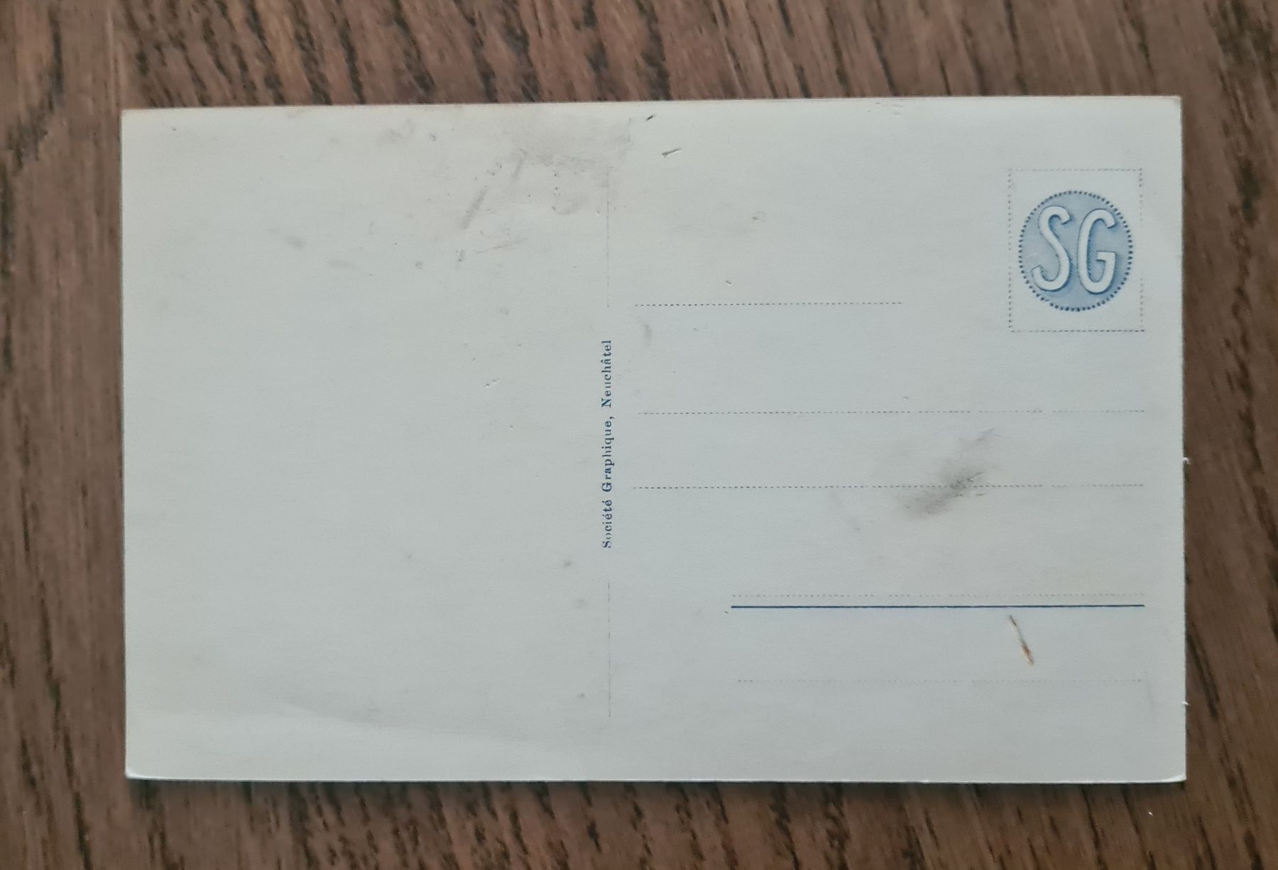 Cartoline postali: Alte Karte Saas Fee – Usato da Ebikon venduto da Donar50 2