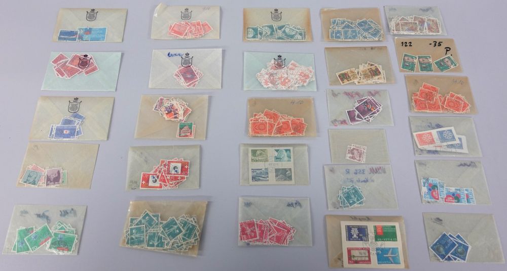 Diverse Schweizer Briefmarken 1