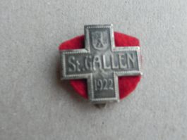 Abzeichen Eidg. Turnfest Sport St.Gallen SG 1922 Turnkreuz