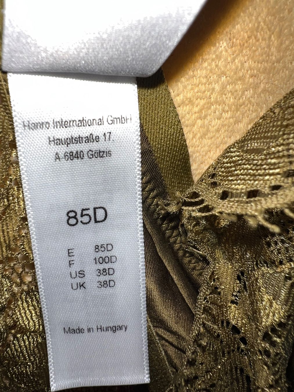 Hanro Altra biancheria intima: Bh HANRO 85D neu – Nuovo (secondo la descrizione) da Dornach venduto da samuti 2