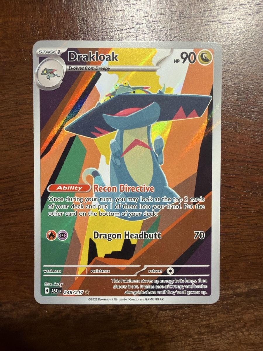 Pokémon Carte collezionabili: Drakloak (ASC 248) – Nuovo (secondo la descrizione) da Emmenbrücke venduto da Pack_Ripper