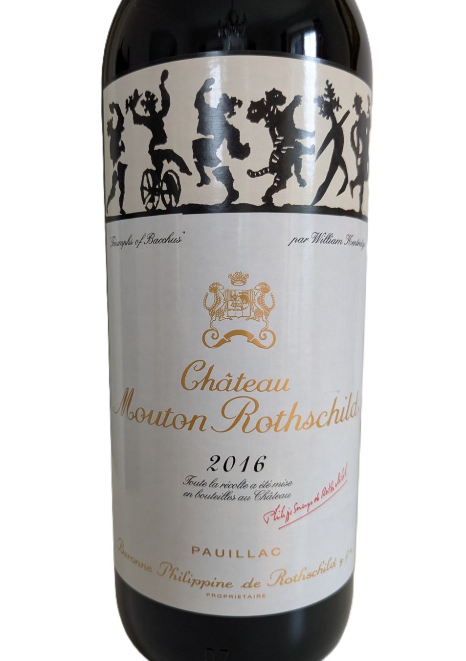 Mouton Rothschild Wein: Mouton Rothschild 2016 Magnum – Neu und originalverpackt aus Giffers von agu25 1