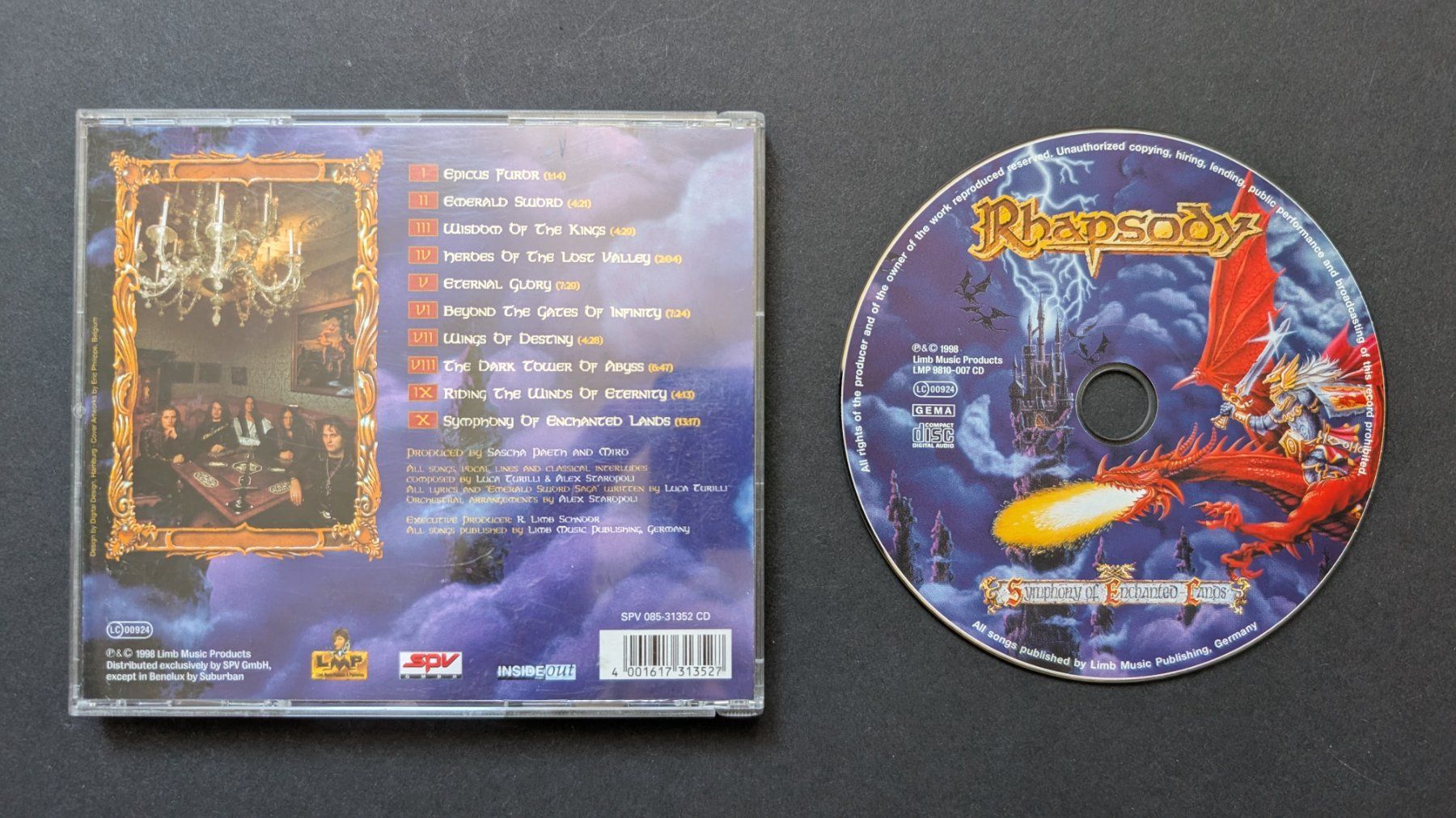 CDs: Rhapsody | Symphony of Enchanted Lands| CD – D'occasion à Bottmingen par dan_c5wb 1