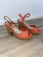 Sandalen mit Keilabsatz Gr. 39