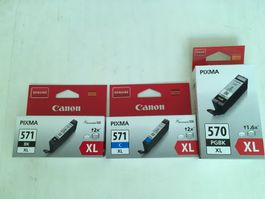 Canon Tintenpatronen Set PIXMA 570/571 neu 3Stk (plus 6)