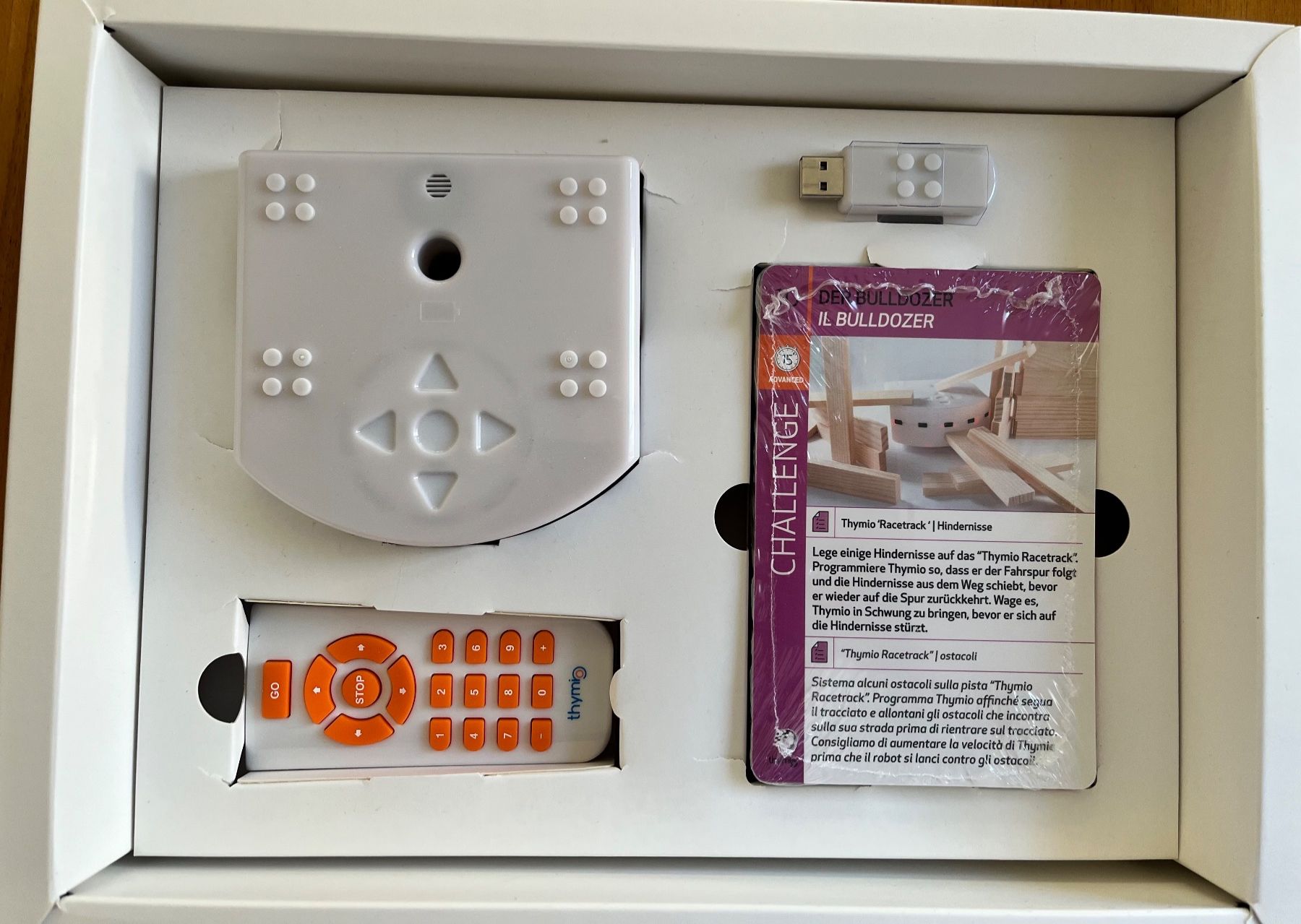 Giocattoli: Wie NEU - Lernroboter Thymio Wireless Challenge Pack – Nuovo (secondo la descrizione) da Stäfa venduto da Mogli76 2