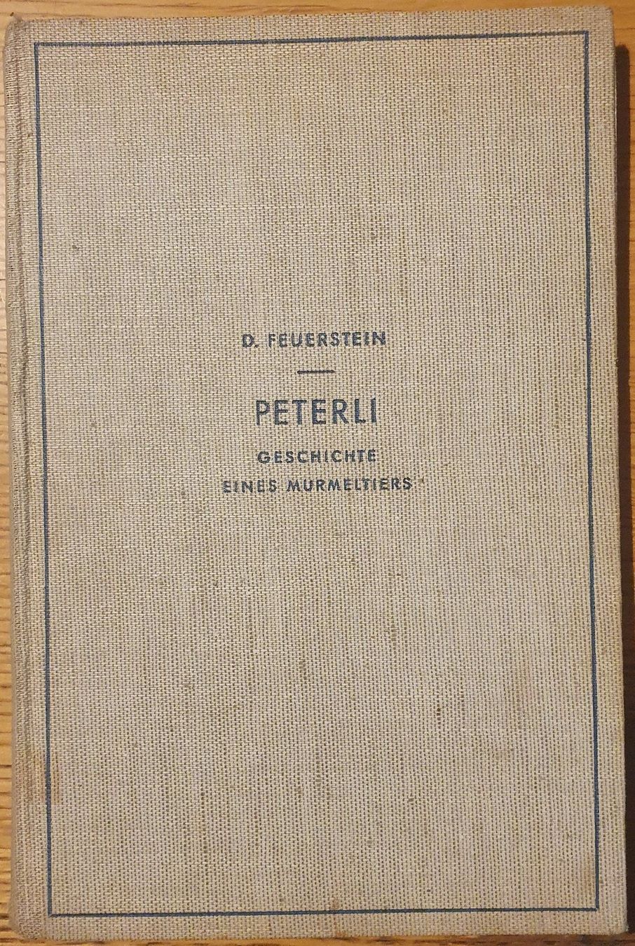 Livres: Domenic Feuerstein - Peterli, Geschichte eines Murmeltiers – D'occasion à Zürich par Vesco01