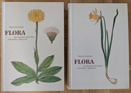 Lot de 2 livres Flora St. Gallen/Appenzell. État soigné