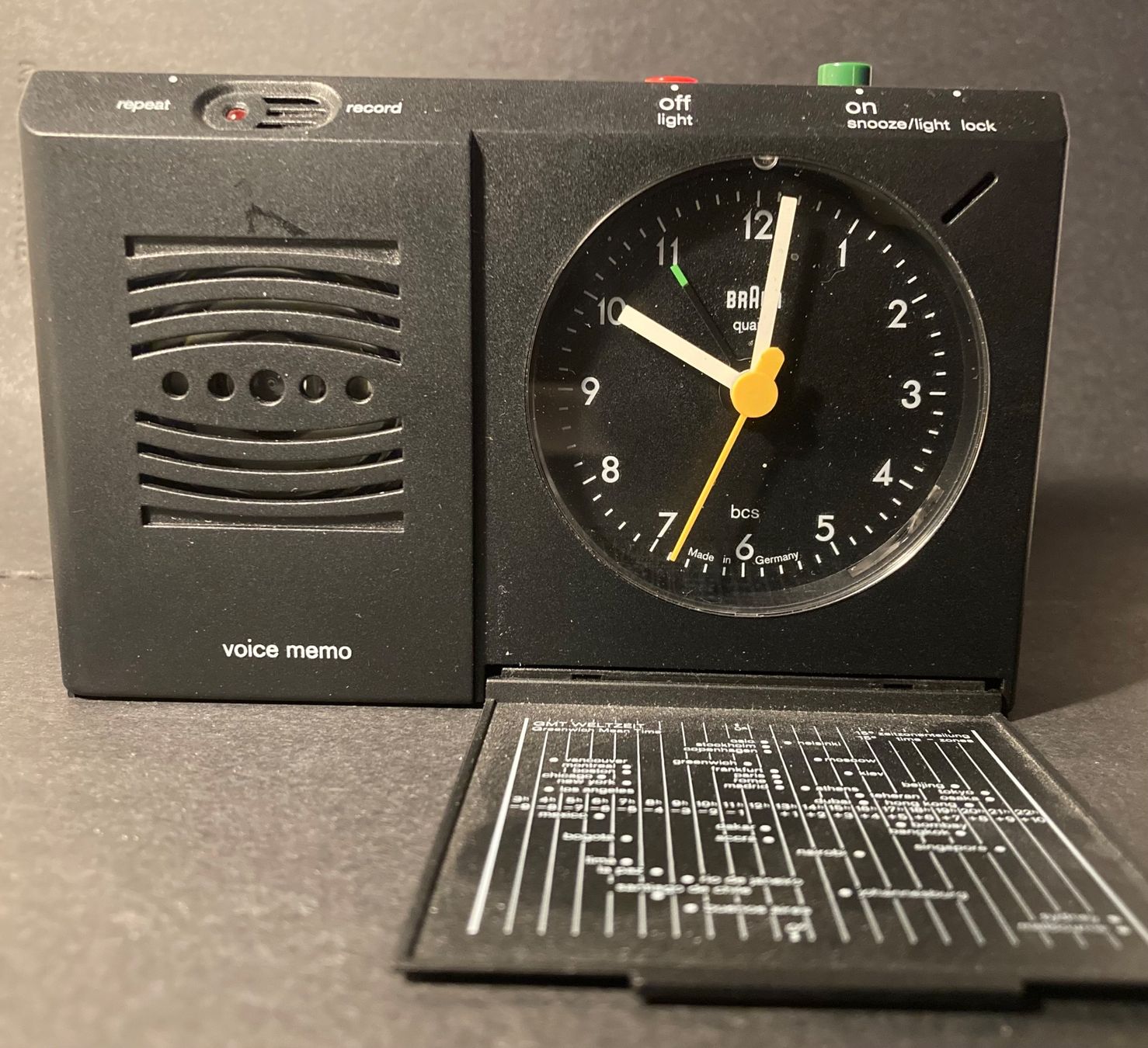 インテリア時計 BRAUN voice memo AB314vm Braun AB 314 Voice