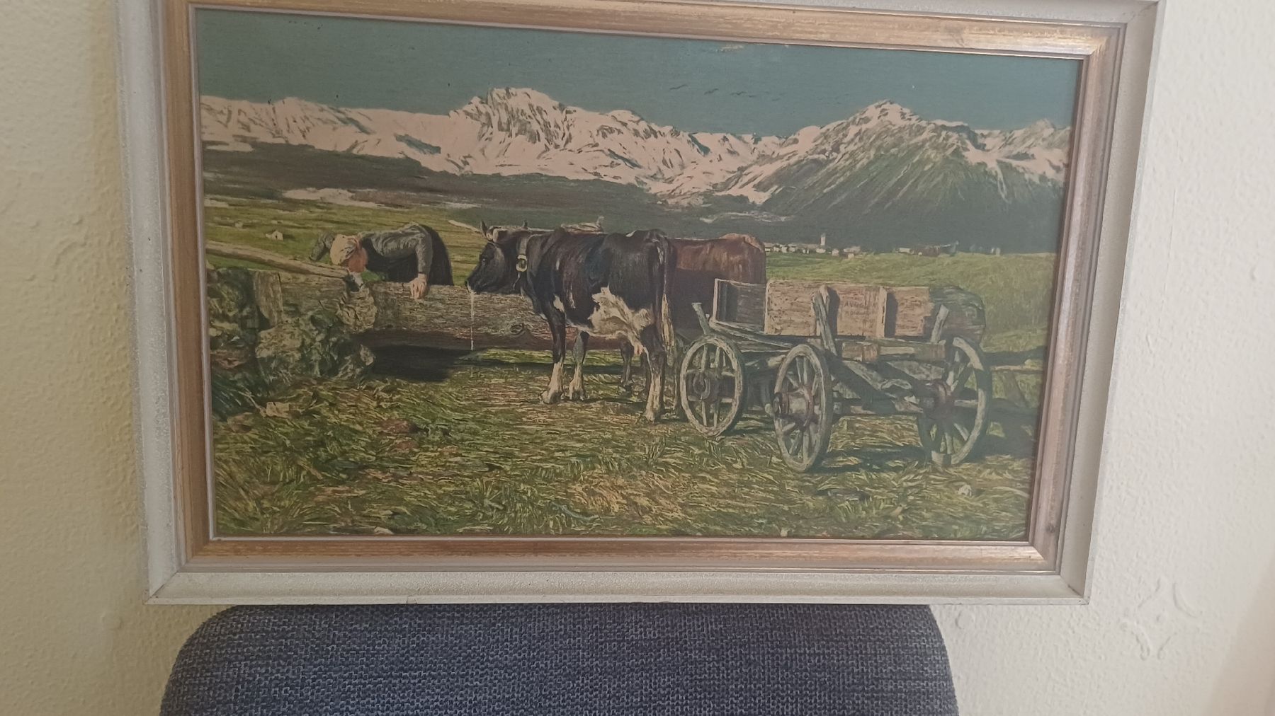 Posters & Illustrations: Landschafts Bild Segantini  – D'occasion à Flawil par Pinkmalibu 1