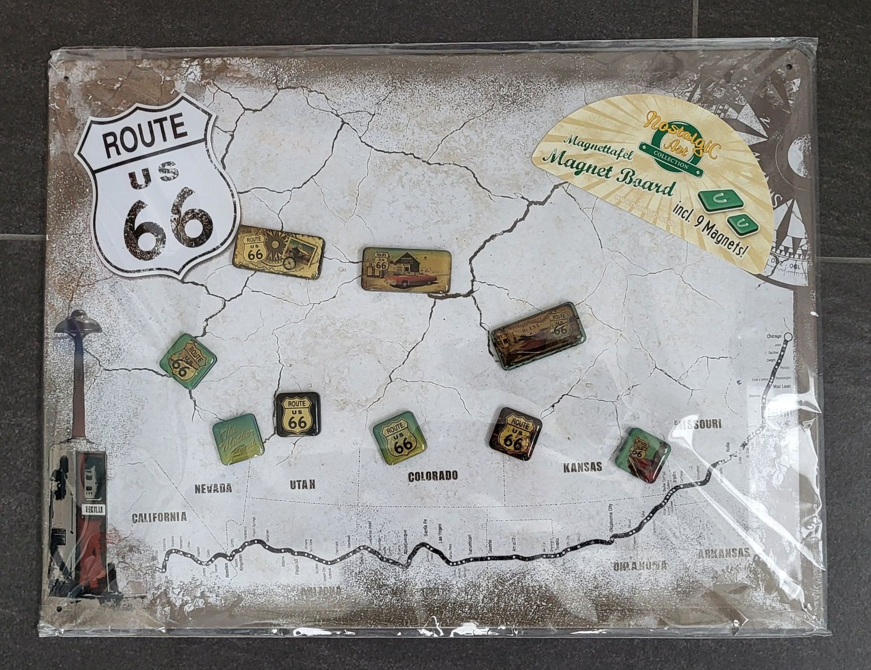 Insegne: Blechschild-Magnettafel Route 66 – Usato da Au SG venduto da Bullitt_77