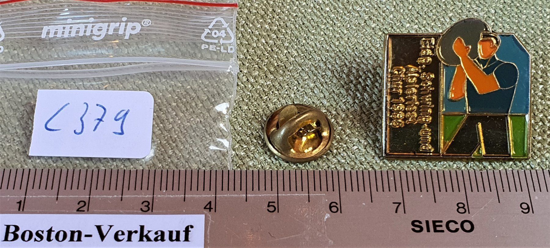 Plaketten & Abzeichen: C379 - Pin Schwinger Älplerfest Chur 95 – Gebraucht aus Reinach BL von Boston-Verkauf 3