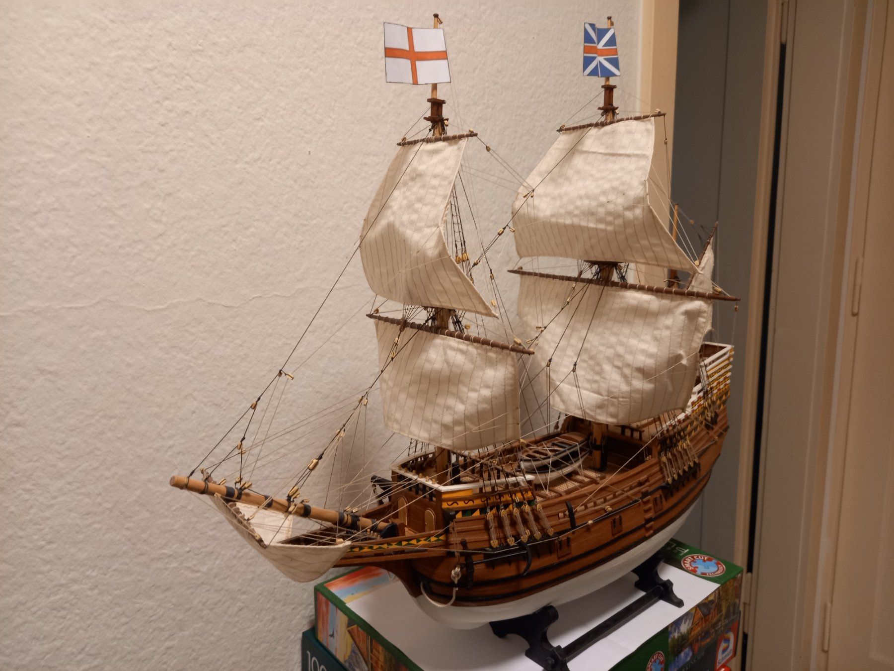 Kit di modellismo & Modellini statici: Holzschiff der Mayflower – Usato da Luzern venduto da titanic68 2