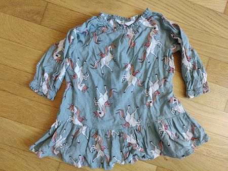 Kleid H&M einhorn 98