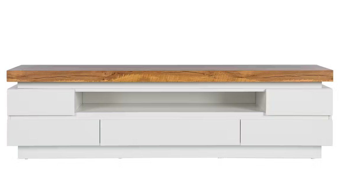 TV Möbel: TV-Lowboard mit massiver Eichenplatte und Beleuchtung – Gebraucht aus Winterthur von donutmaker 5