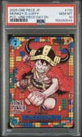 2025 #110 MONKEY D. LUFFY PSA 10