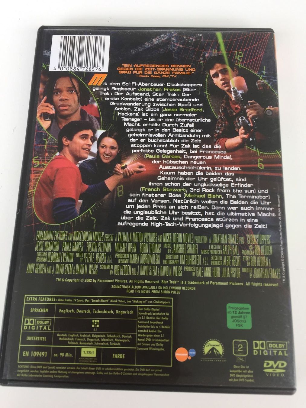 Tous les DVDs: Clockstoppers  DVD – D'occasion à Rüti ZH par alumedien 1