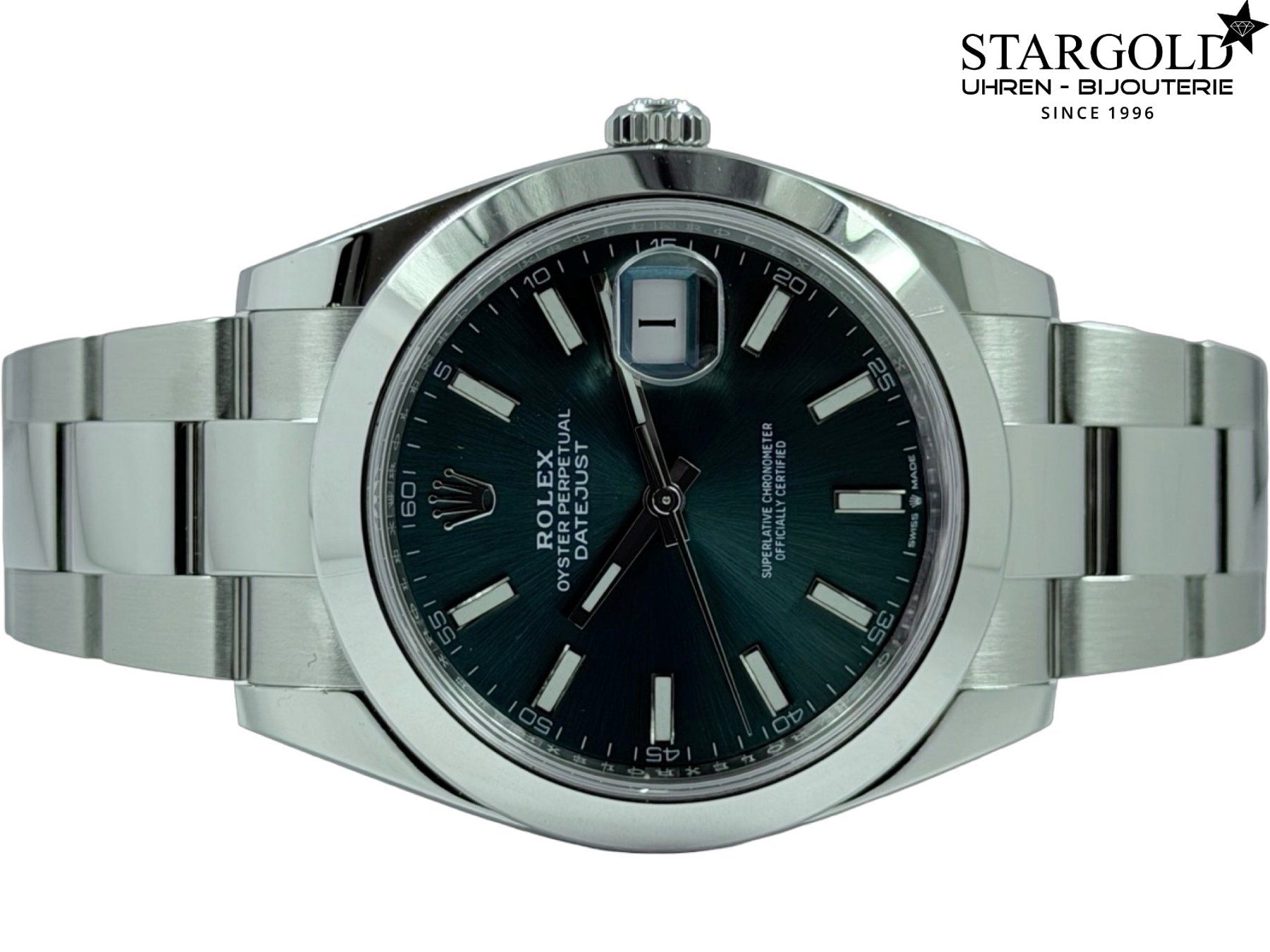 Rolex Montres: Rolex Datejust 41 green - 126300 – D'occasion à Zürich par Stargold-Uhren 5
