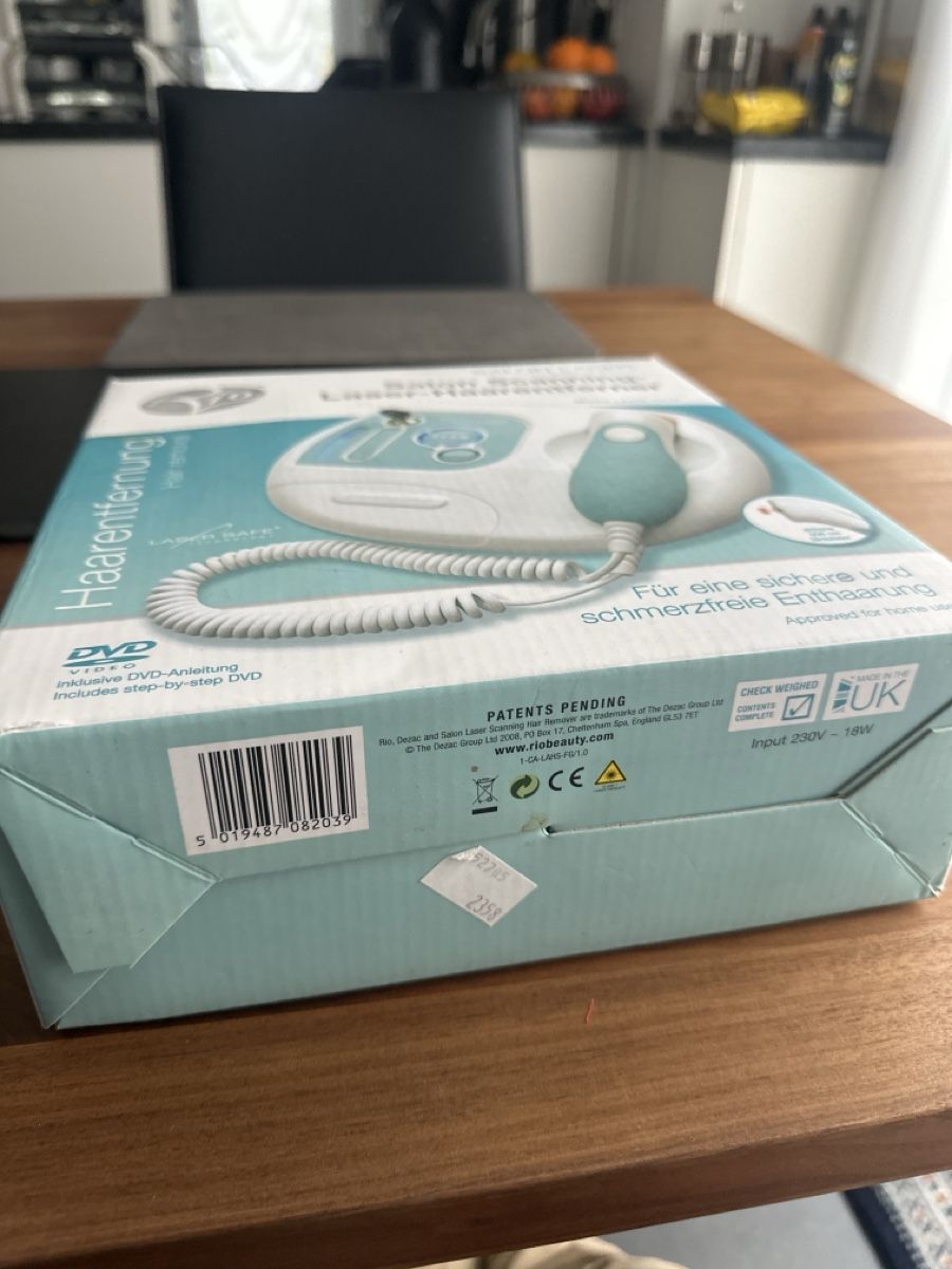 Epilatori: Rio Salon Laser Scanning Haarentfernung - Originalverpackt – Nuovo e nell'imballaggio originale da Bätterkinden venduto da rip2000 1