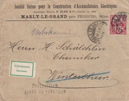 Firmenbrief Marly-le-Grand 1902 "unbekannt"