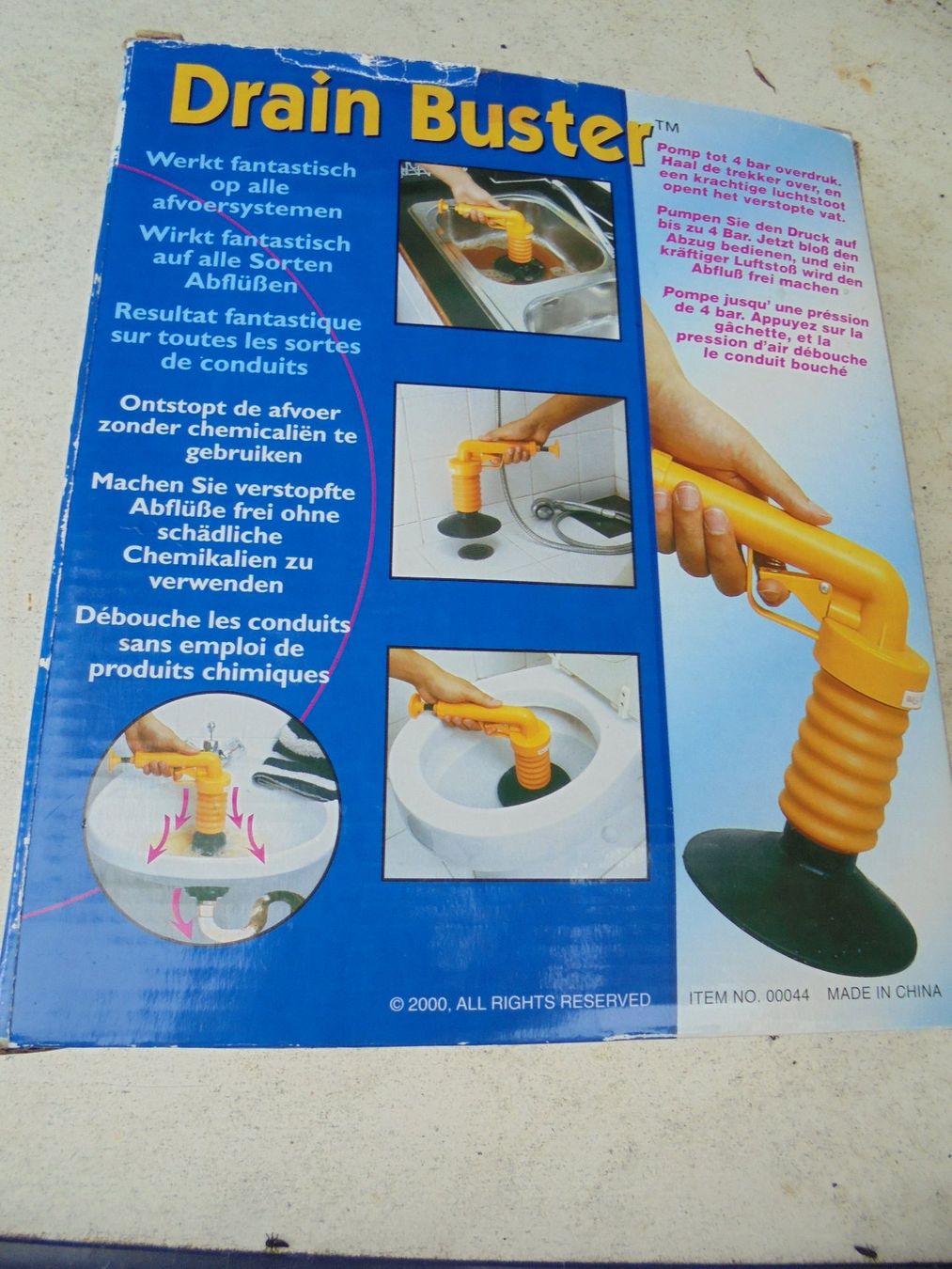 Sanitär: Drain Buster Mechanischer Ablauf Entstopfer – Gebraucht aus Rickenbach BL von  3
