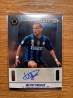 Panini Prizm Wesley Sneijder Inter Autogramm
