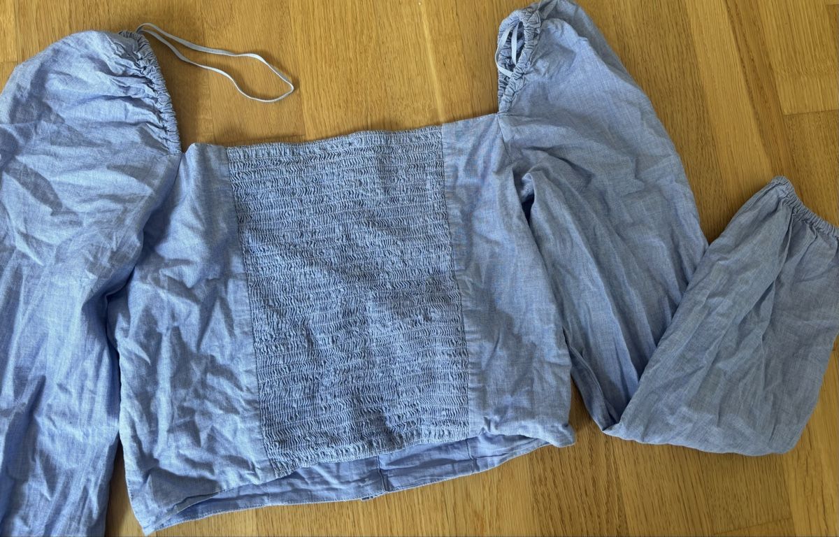 Stradivarius Camicette: Stradivarius Bluse Hellblau, Gr. M – Usato da Kriens venduto da len_5bvs 2