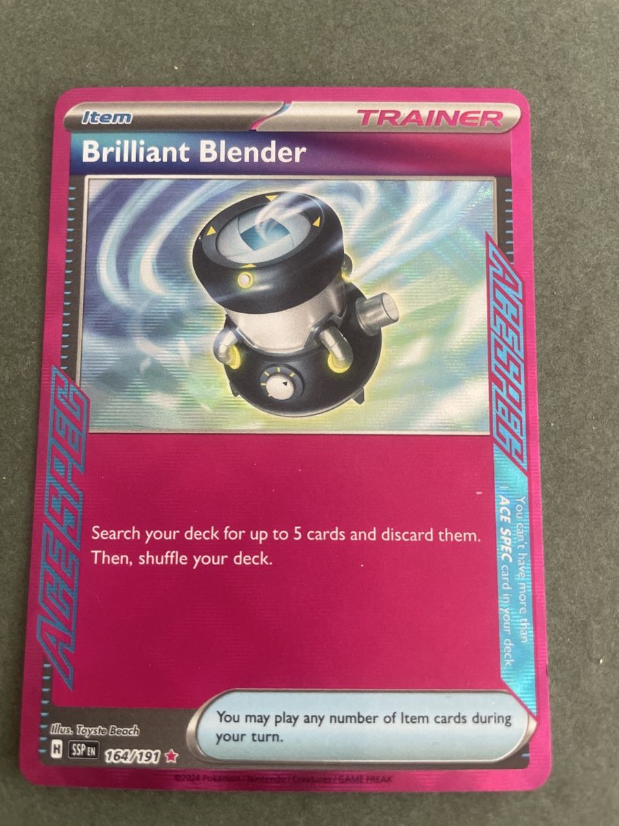 Pokémon Carte collezionabili: Pokemon Prismatic Evolutions Brilliant Blender 164/191 EN – Nuovo (secondo la descrizione) da Bellach venduto da Pokemam