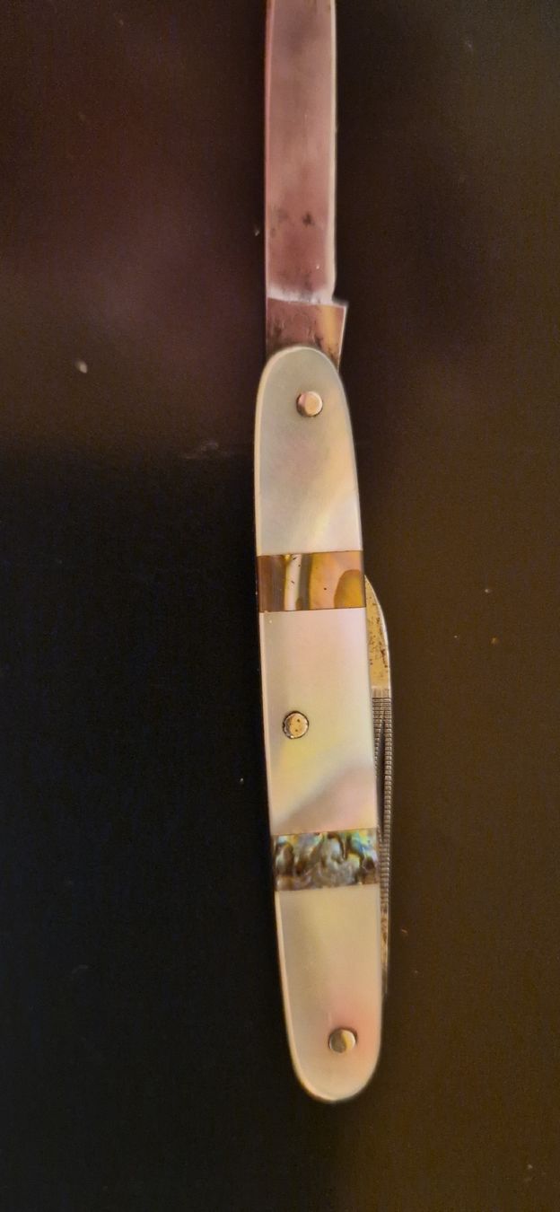 Coltelli tascabile: Gust Haker perlmutt knife – Usato da Burgdorf venduto da maj_swz8 2