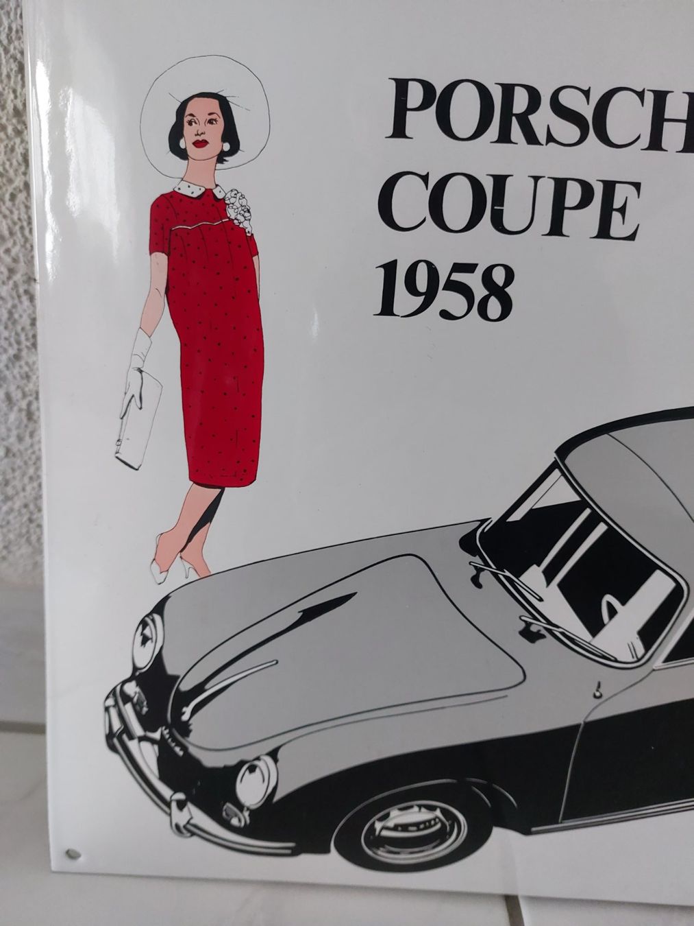 Porsche Ecriteaux: Emailschild Porsche 356 plaque émaillée – D'occasion à Schenkon par TG10 2