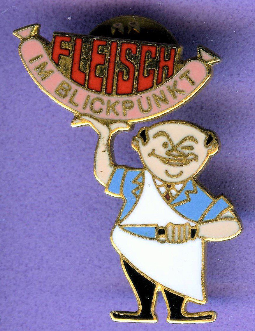 Placchette & Badge: FLEISCH  IM BLICKPUNKT – Usato da Winterthur venduto da Sammleroase