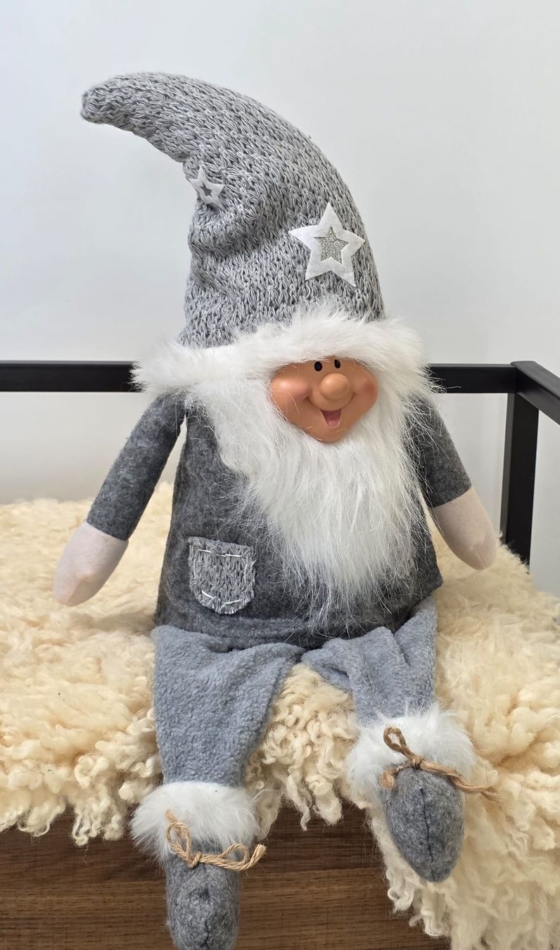 Tutte le decorazioni: Weihnachtsgnom Deko grau mit Stern – Usato da Rheinsulz venduto da Dred