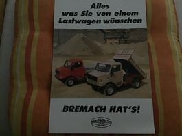 Bremach GR 35 4x4 Verkaufsprospekt 8 Seiten selten