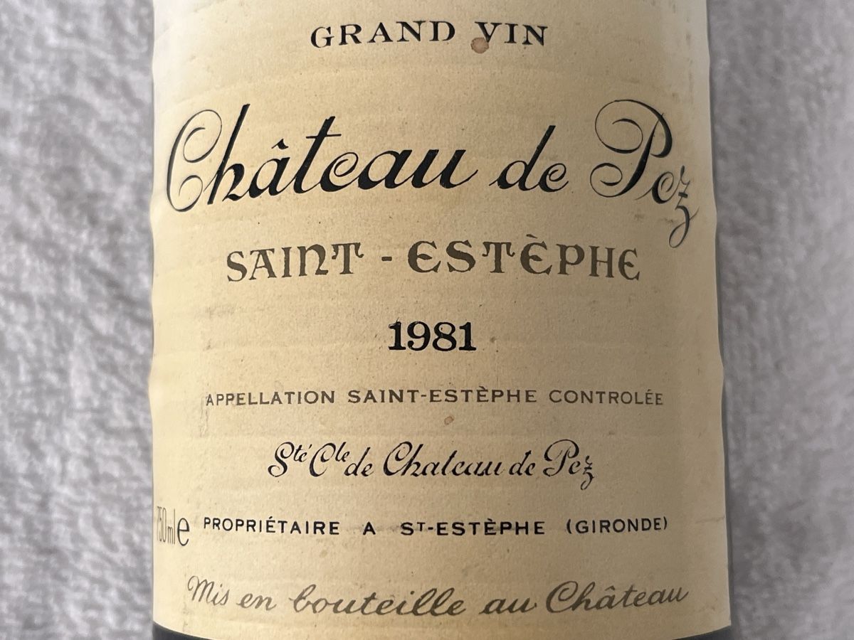 Vins: Rotwein Château de Pez Saint-Estèphe 1981 – Neuf avec emballage d'origine à Gockhausen par London95 4