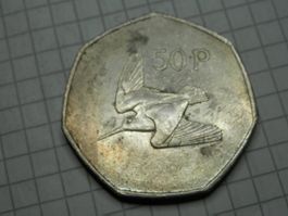 Irland  50 Pence, 1981