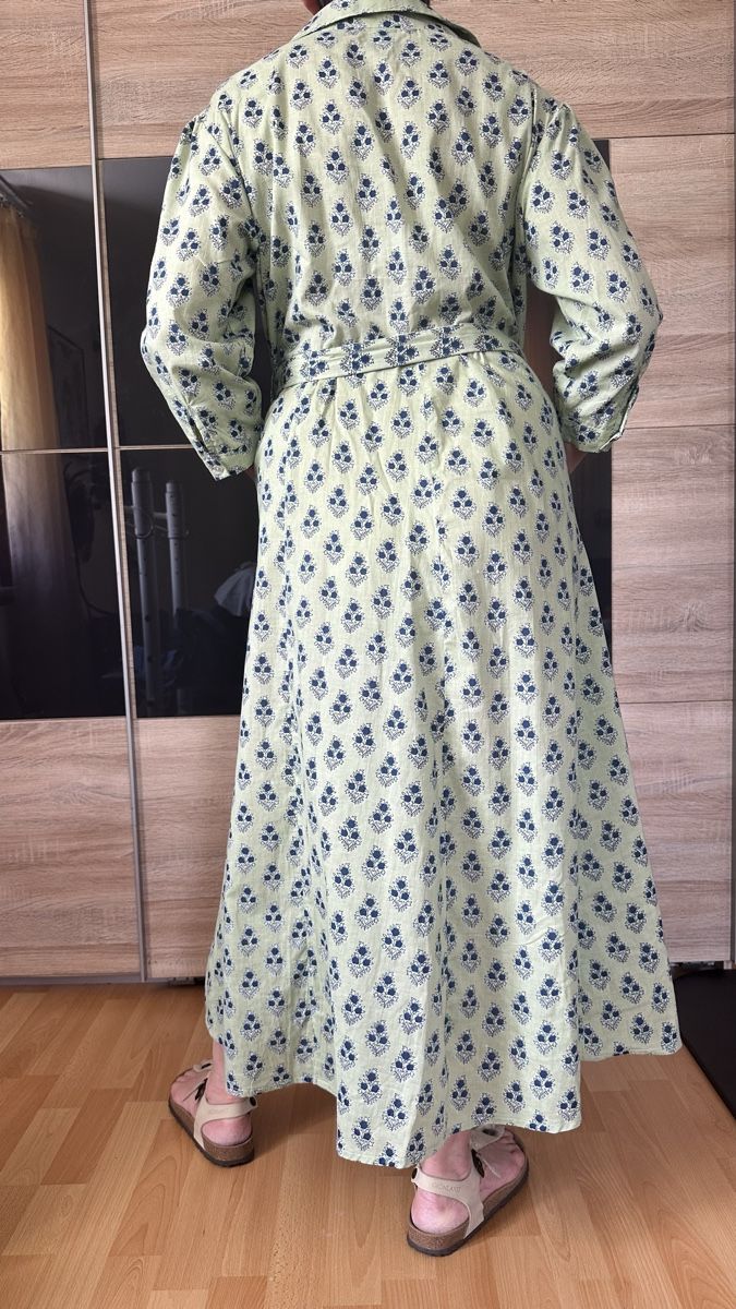 Kleider: Robe longue , 100% Cotton, vert, taille L – Neu (gemäss Beschreibung) aus Vuippens von ale_6gkb 3