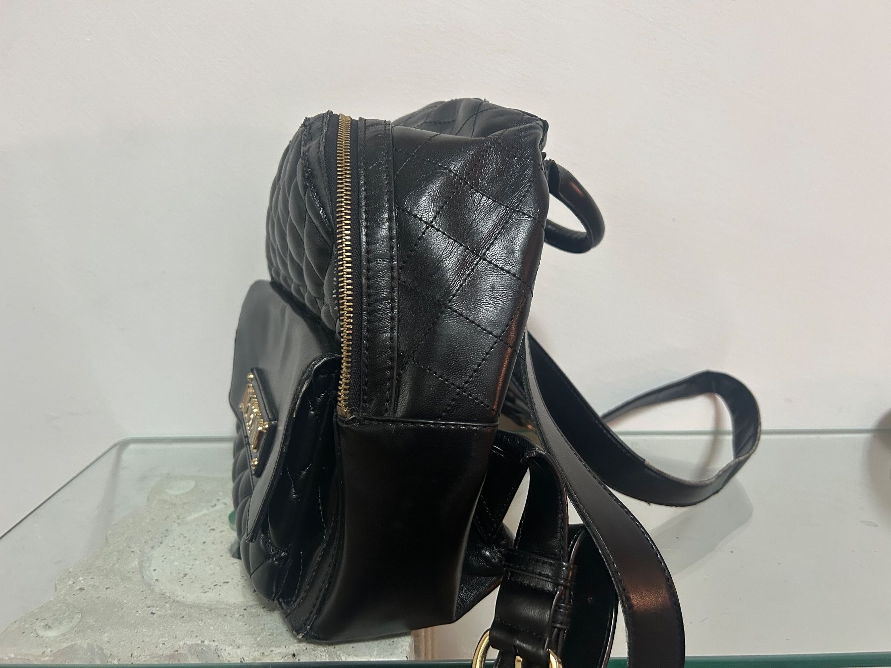 Moschino Zaini: Love Moschino Rucksack, schwarz, gesteppt – Usato da Regensdorf venduto da Spyke55 7