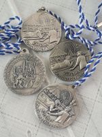🔵⚪️ 4 Neuwertige 90er Jahre Medaillen Knabenschiessen