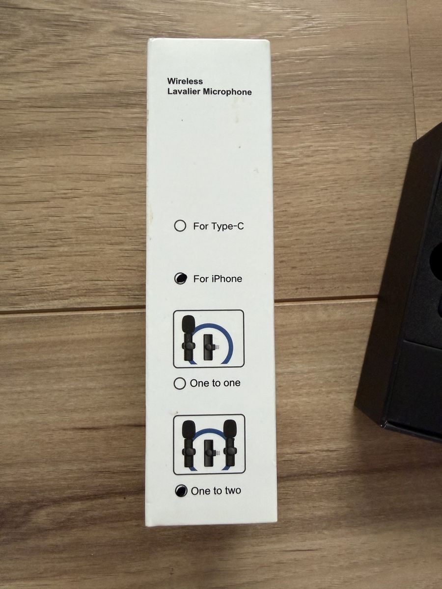 Microfoni: Wireless Microphone für iPhone – Nuovo (secondo la descrizione) da Menznau venduto da cor_jbs5 1
