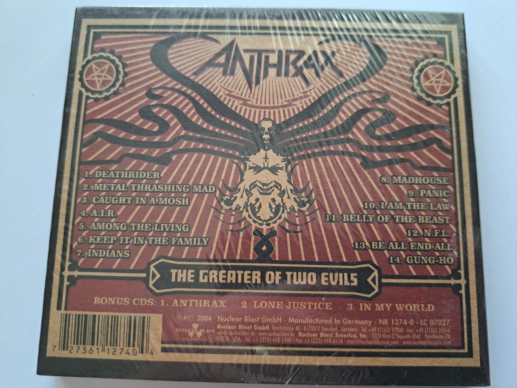CD: CD Anthrax - The Greater of two evil  – Usato da Pully venduto da bro_n52j 1